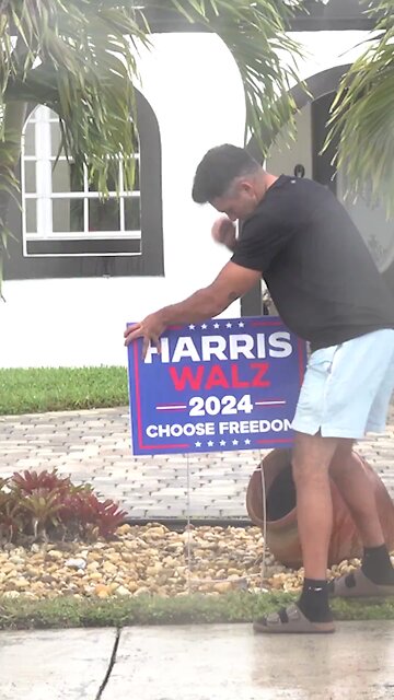 NELK boys go undercover as Harris supporters and place campaign sign in front of woman’s home