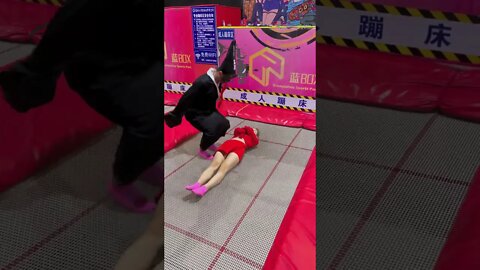 Best Funny videos 2022 😂 Trampoline Jumping #165 #shorts #poseitv