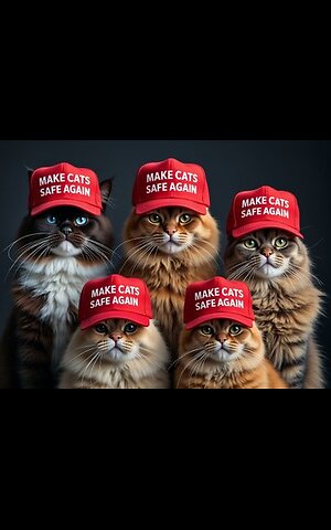 Good Trump impersonator: Trump loves cats so LET's MAKE CATS SAFE AGAIN!