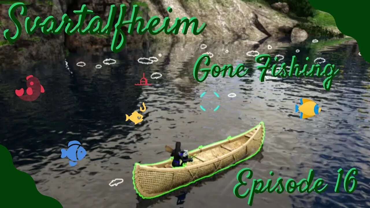 Svartalfheim; Fishing! And a Surprise Tek Rex! - ARK - Episode 16