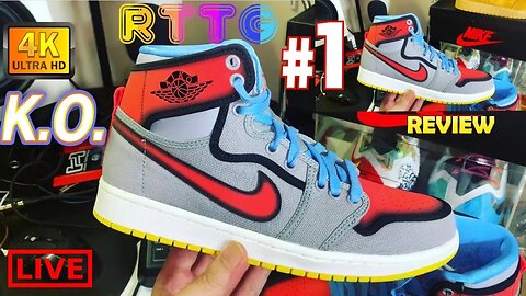 AIR JORDAN 1 RETRO KO HIGH “RTTG”/ "BARCELONA" Unboxing