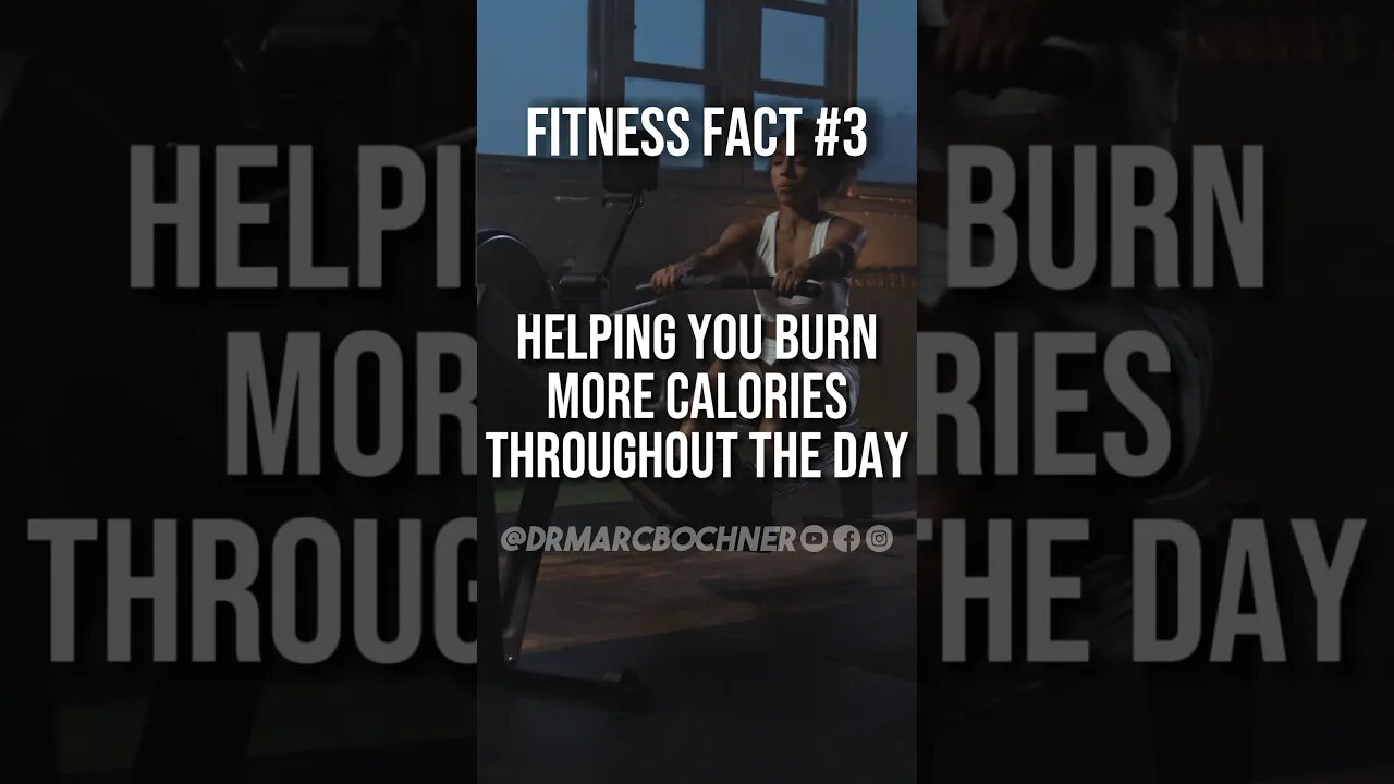 Fitness Fact #3: How to Burn MORE Calories Everyday #fitnessfacts #fitness #dailydoseofpositivity