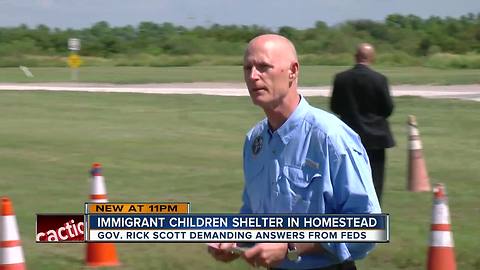 Gov. Scott: Separating migrant children from families 'needs to stop now'