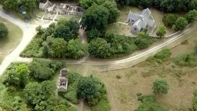 Tyneham Village By Drone