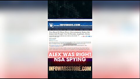 Alex Jones Was Right, NSA Illegally Spying on Americans - 2/28/14