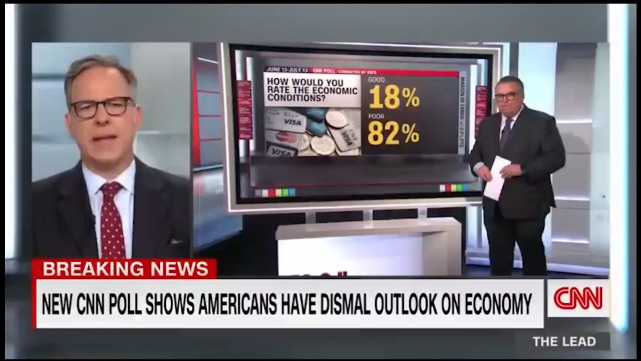 🤣 CNN Dumbfounded Biden’s Approval Sinking You Can See They Don’t Like Reporting It