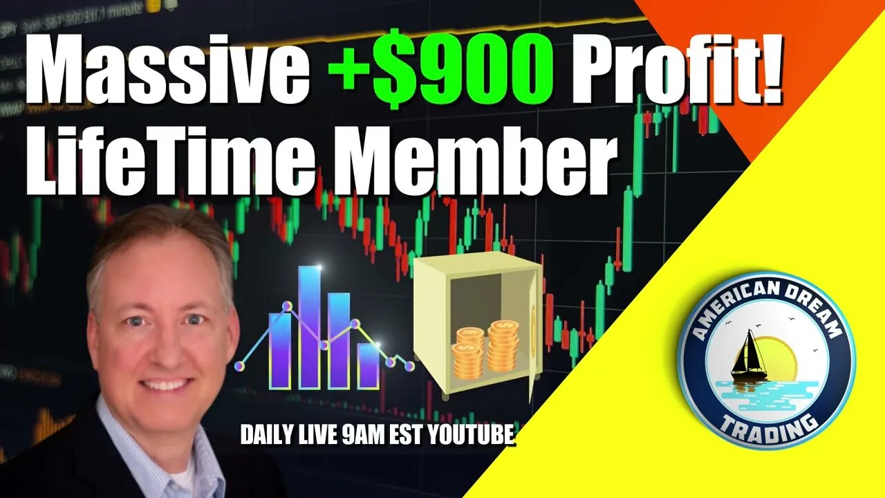 Massive +$900 Profit Lifetime Member Stock Market Profits