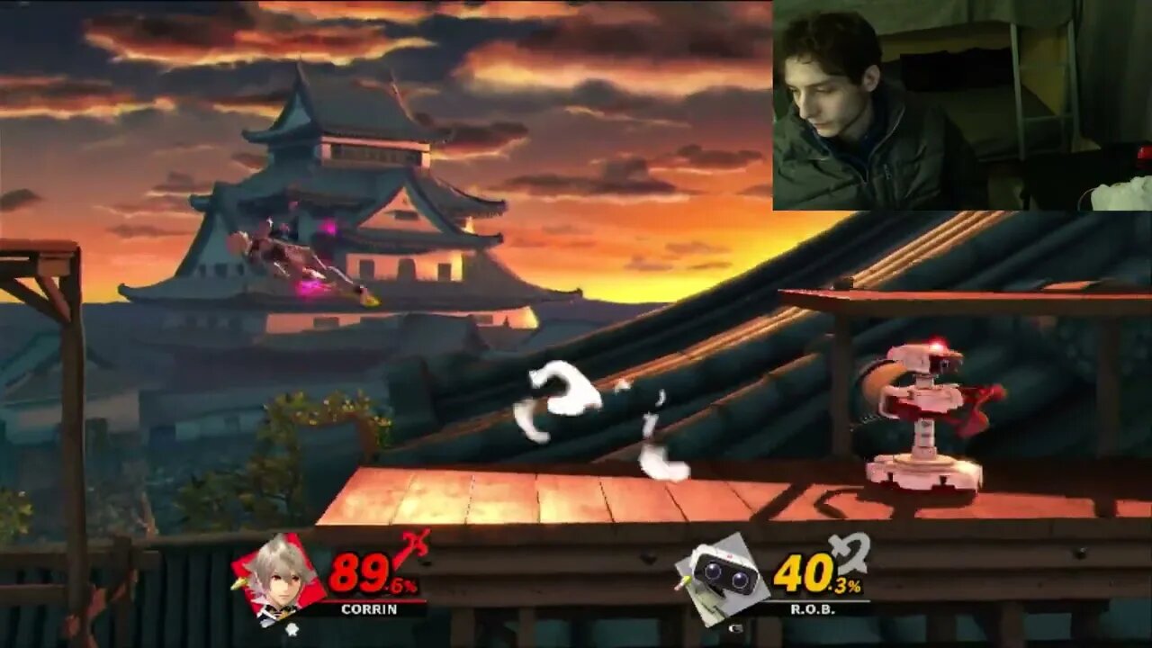 Corrin VS ROB On The Hardest Difficulty In A Super Smash Bros Ultimate Match With Live Commentary