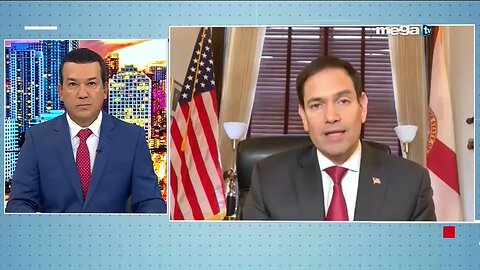 Rubio habla con MegaNews Sobre Diversos Temas de Actualidad