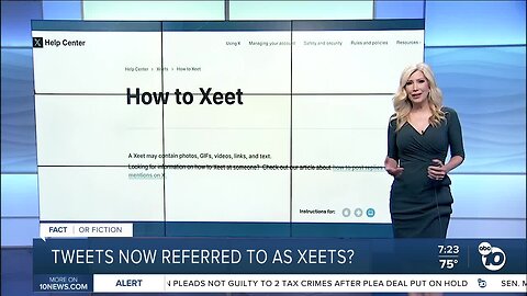 Fact or Fiction: Tweets now referred to as Xeets?