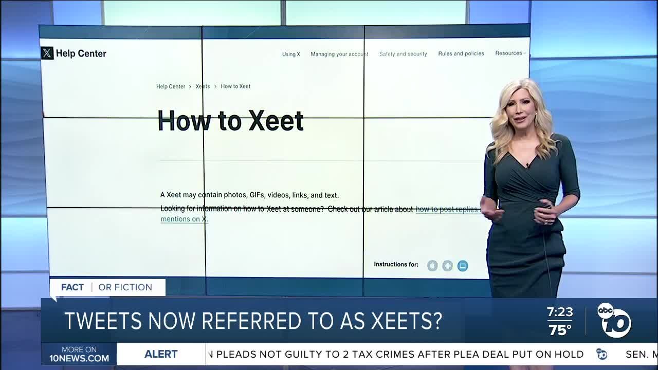 Fact or Fiction: Tweets now referred to as Xeets?