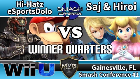 Hi-Hatz & eSportsDolo vs. Saj Hiroi - Teams SSB4 Winners Quarters - Smash Conference 41