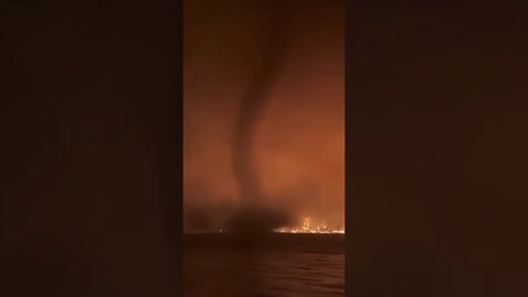 Incredibly rare fire tornado in Canada