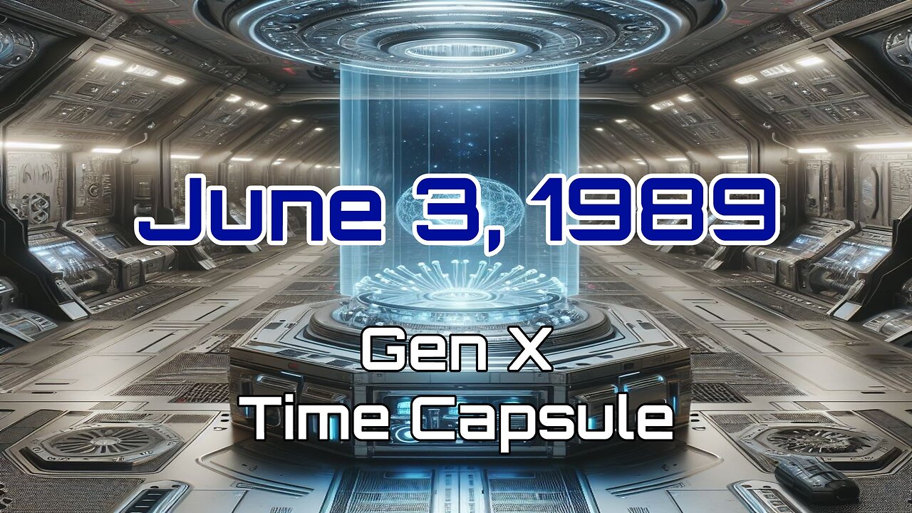 June 3rd 1989 Gen X Time Capsule