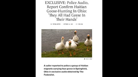 Police Audio, Report Confirm Haitian Goose-Hunting In Springfield Ohio