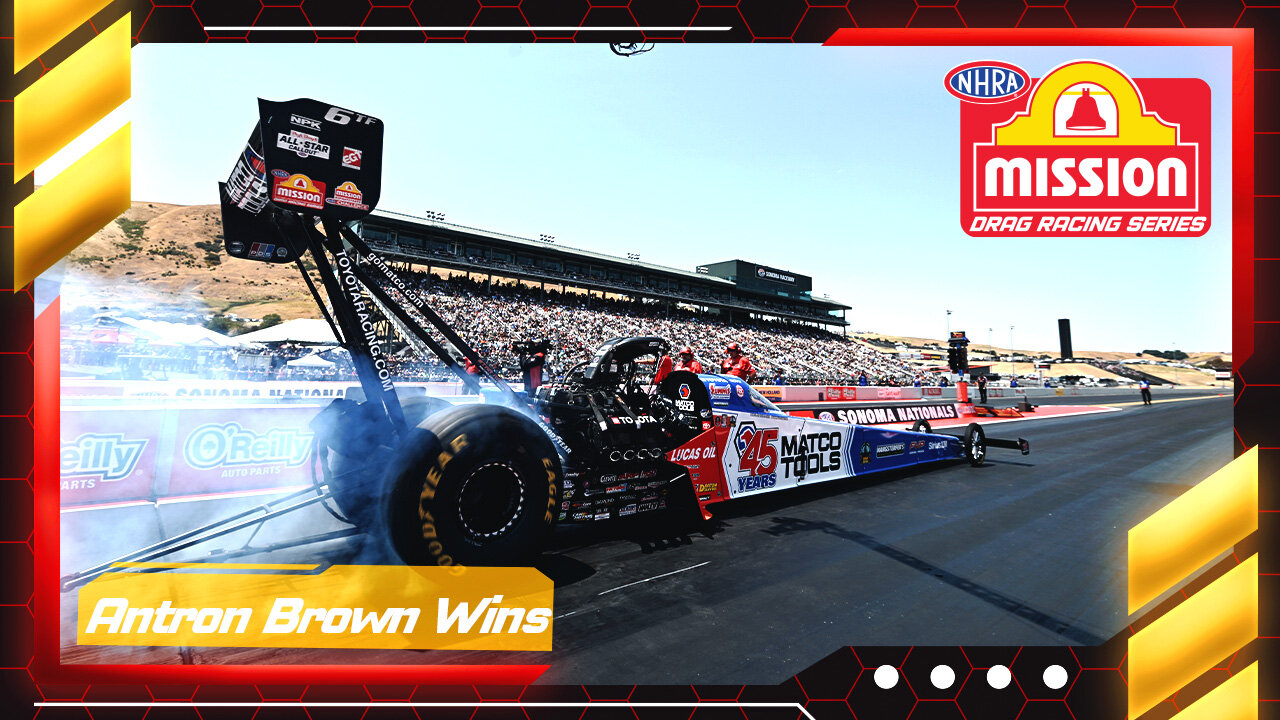 Antron Brown collects his third Wally of the season