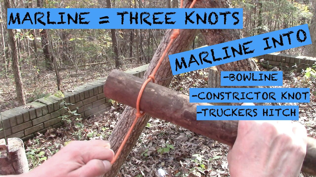 Marline Spike into 3 other knots