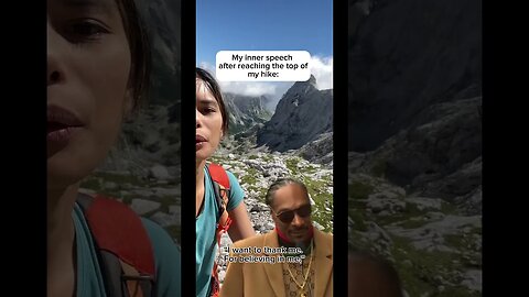I want to thank me, for believing in me 🤣🥾 #hiking #adventuretravel #hikingadventures