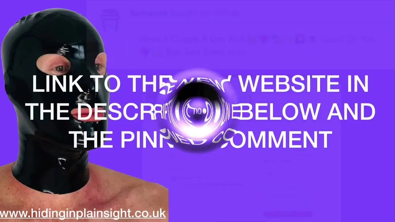Easy's got his place on the home page https hidinginplainsight co uk New website