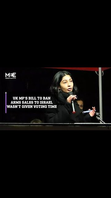 British MP's bill to ban arms sales to Israel wasn’t given time for debate or vote in Parliament