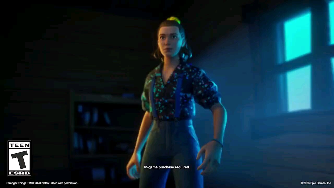 Stranger Things official trailer fortnite