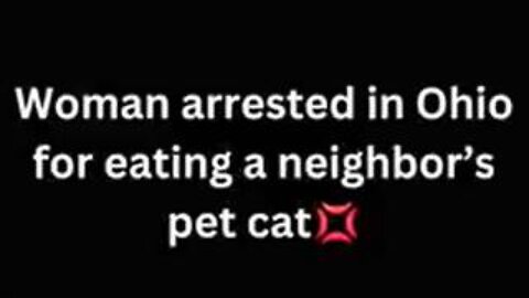 Haitian immigrant eats neighbor's cat