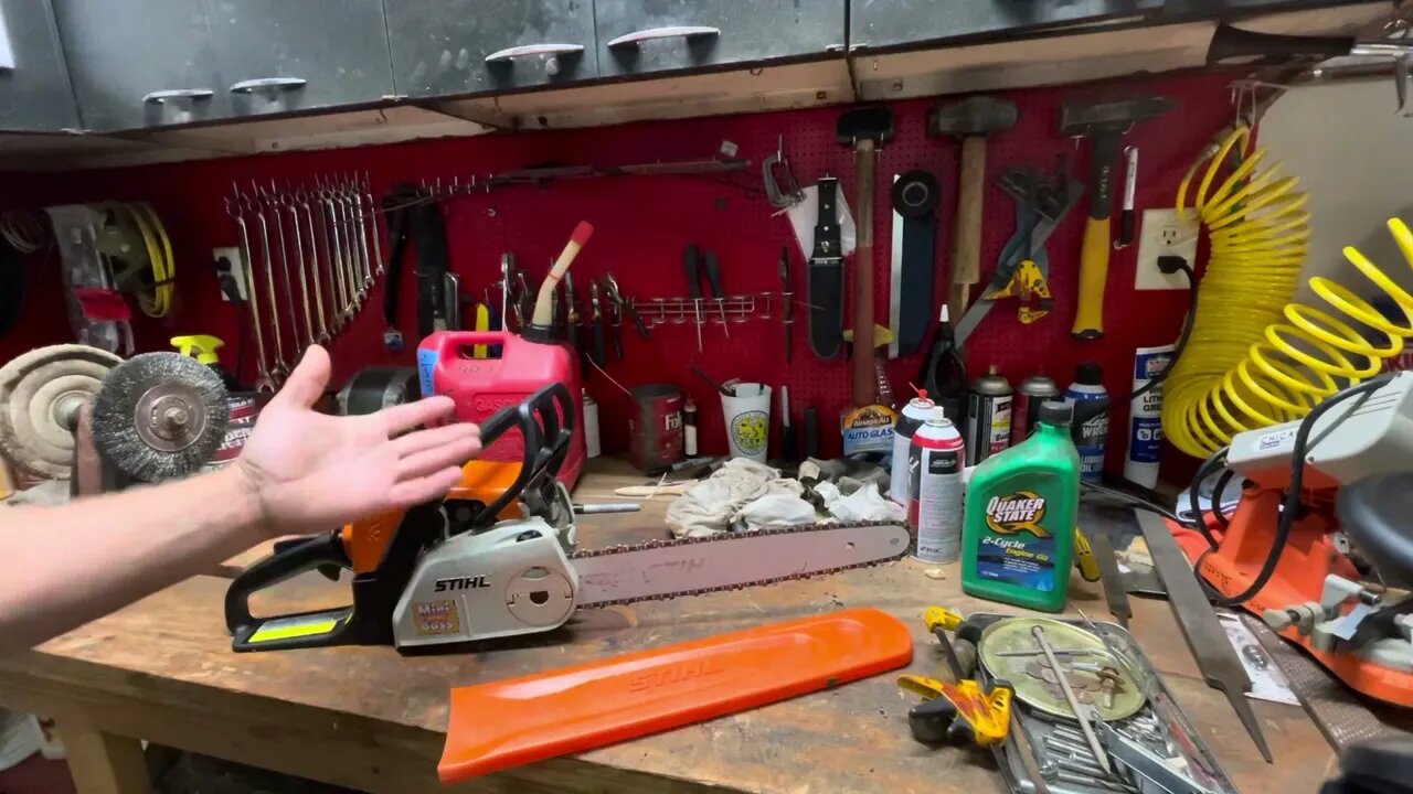 Stihl MS 180c. My Collection of Chainsaws is Growing.