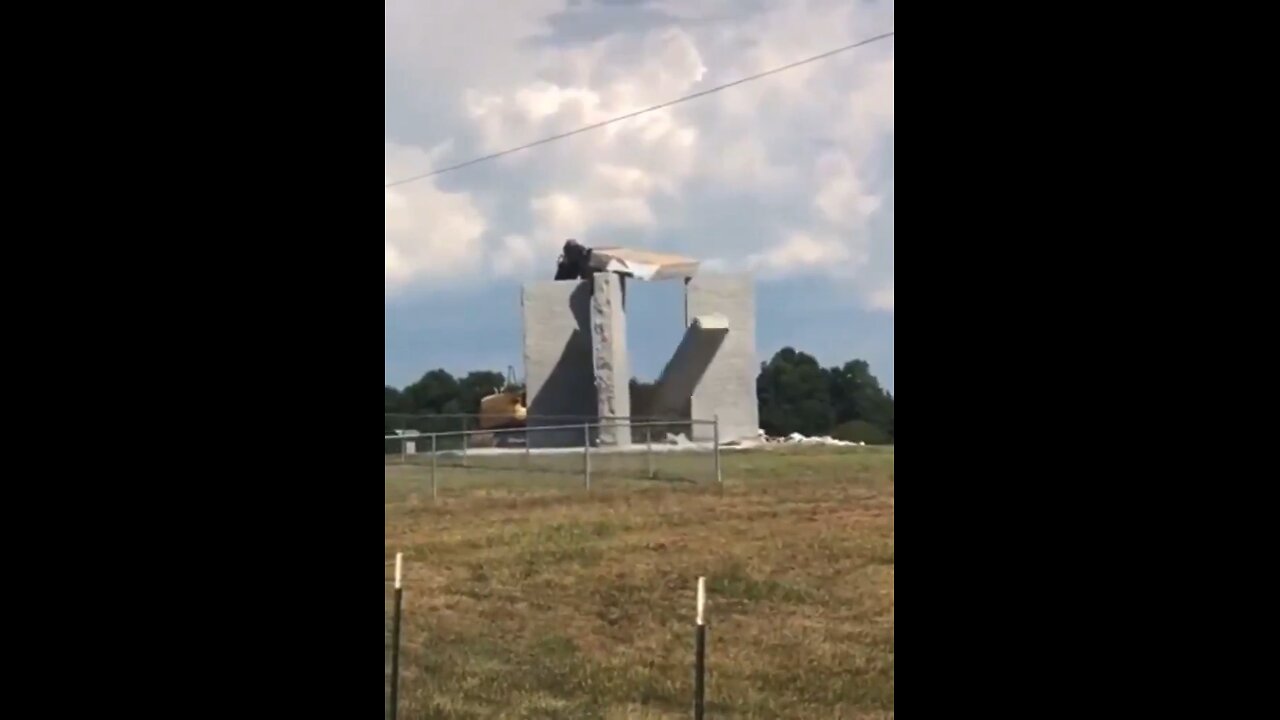 monument that gave instructions in 8 languages on how to rebuild society after apocalyptic event