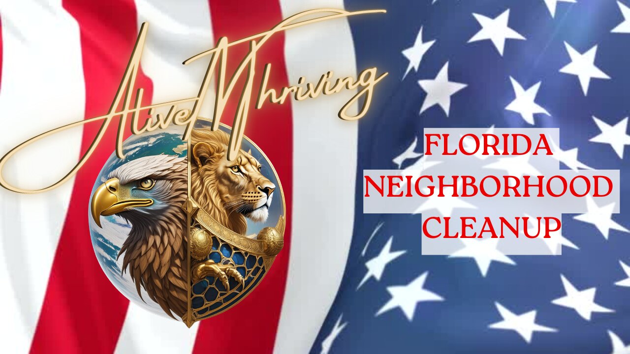 Patriots Cleaning Up A Neighborhood In Florida