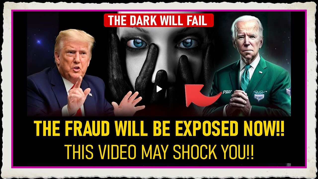 THE FRAUD WILL BE EXPOSED NOW!! THE DARK WILL FAIL THIS VIDEO MAY SHOCK YOU!!