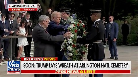 President Donald J. Trump honors our fallen heroes at Arlington.