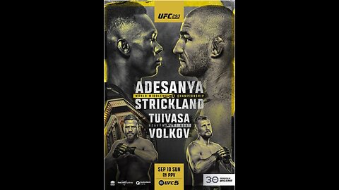 Adesanya vs Strickland Live stream
