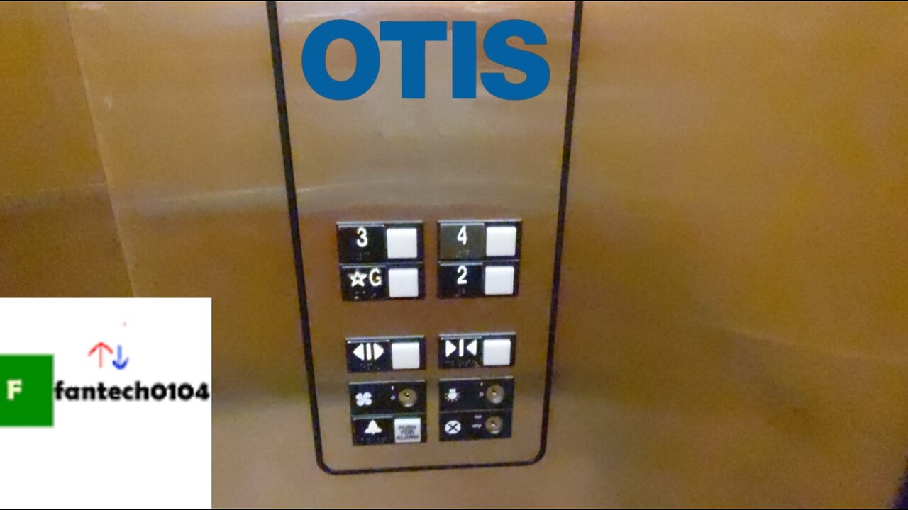 Otis Hydraulic Elevator @ Royal Canadian Motel - Wildwood, New Jersey