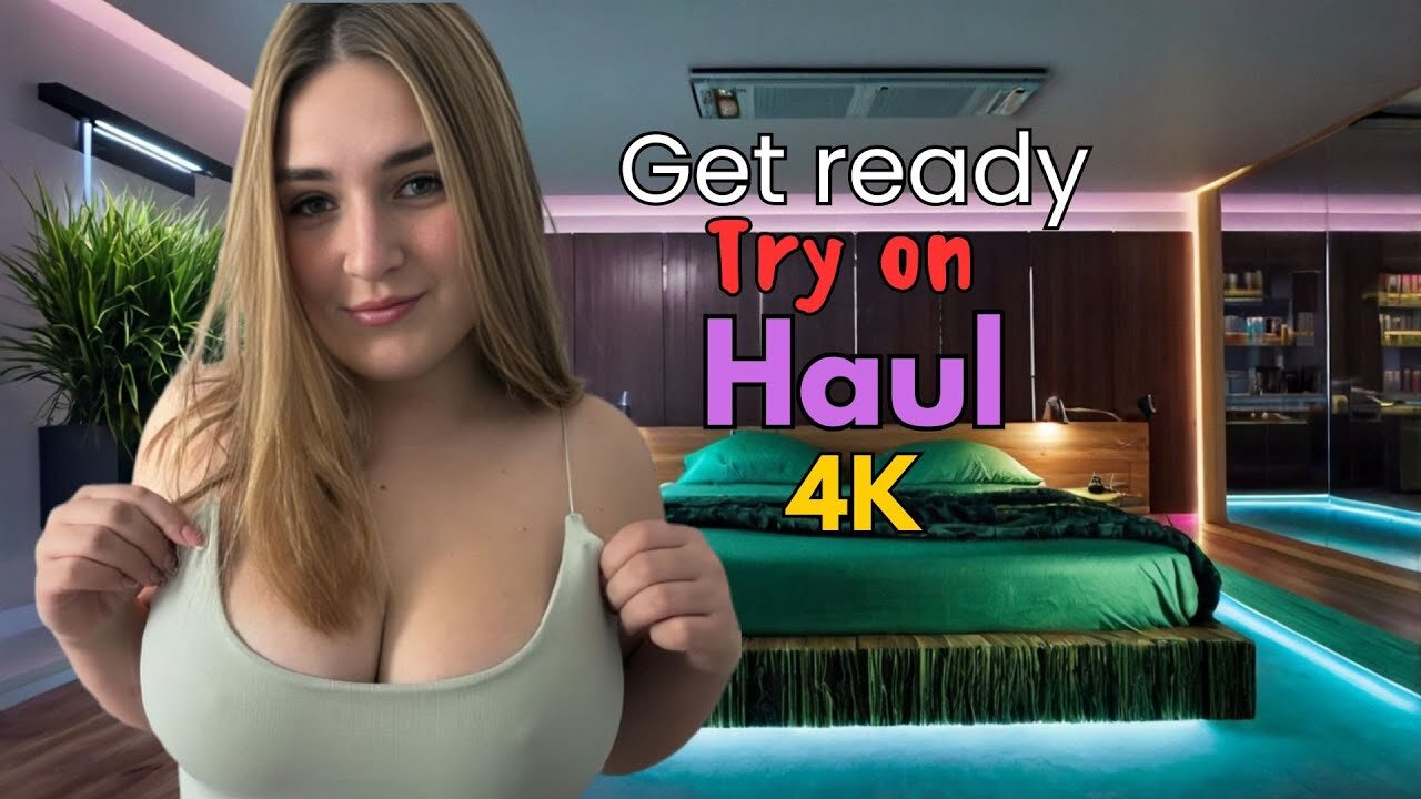 [4K] Transparent Try-On Haul with Roxie - Lounge to Night Chic - 2024