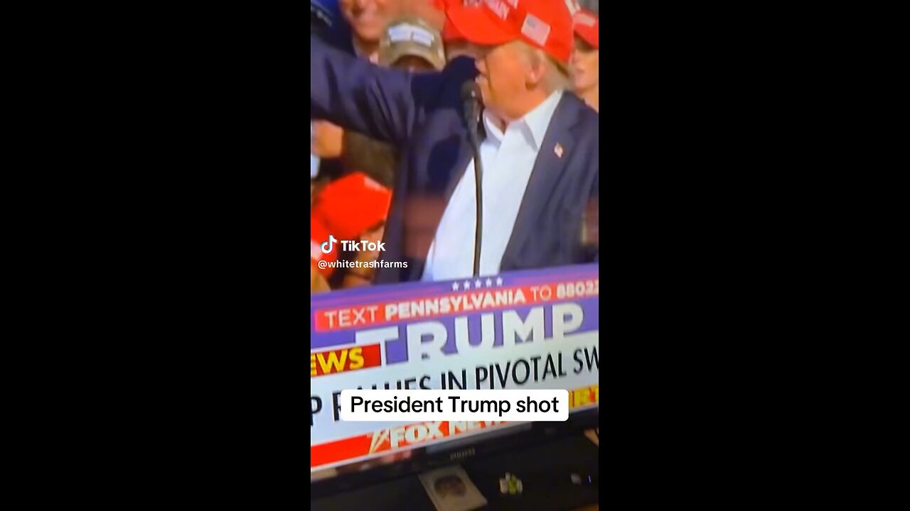 Breaking President Trump shot at rally!