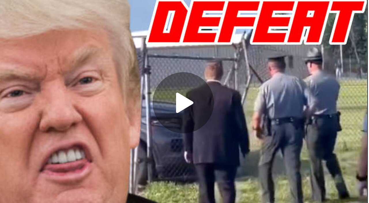 Secret Service Defeated by Chain Link Fence During Trump Shooting