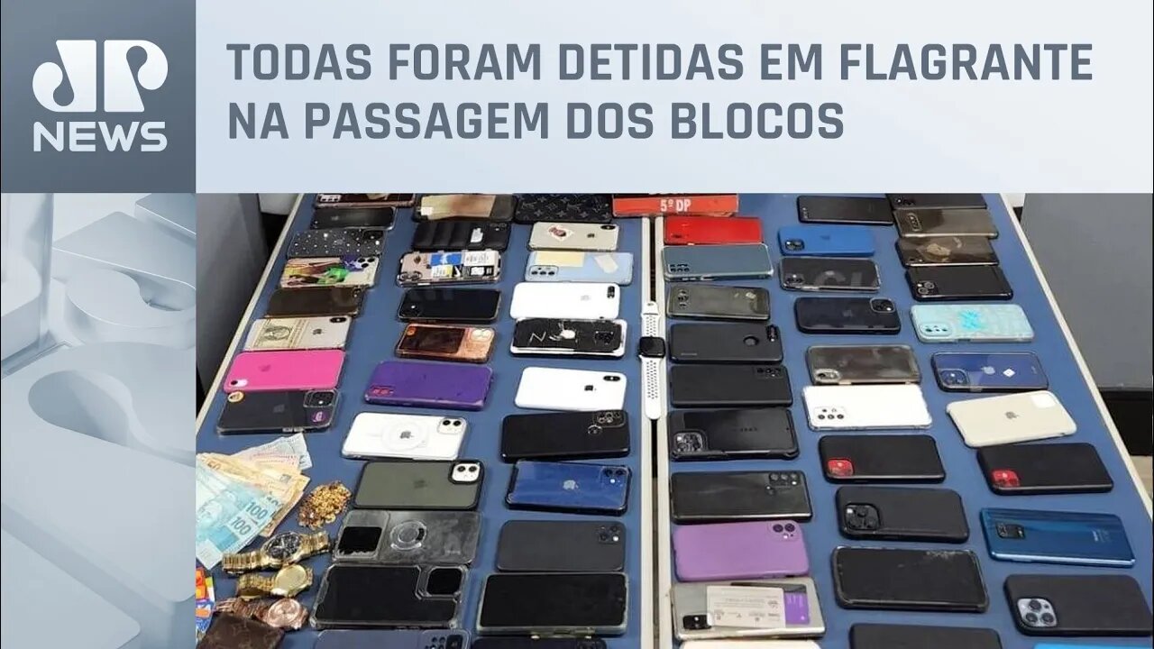 Mulheres são maioria em prisões por furto de celular em blocos em SP