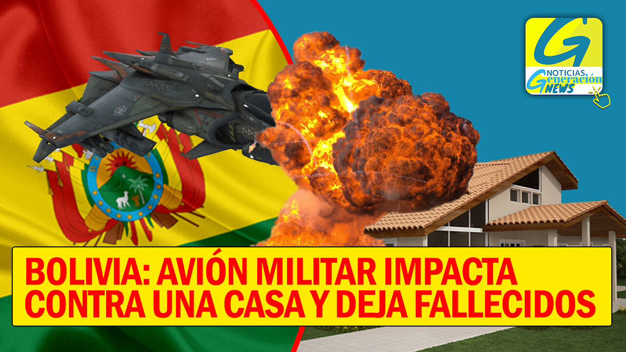 🔥 Un avion militar choca contra una casa🔥