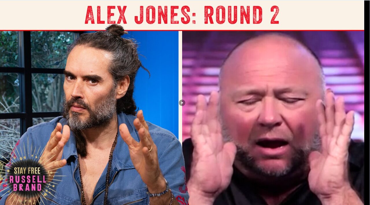 “Are You CONTROLLED OPPOSITION?!” RUSSELL BRAND - ALEX JONES INTERVIEW (PT2) (17NOV23)