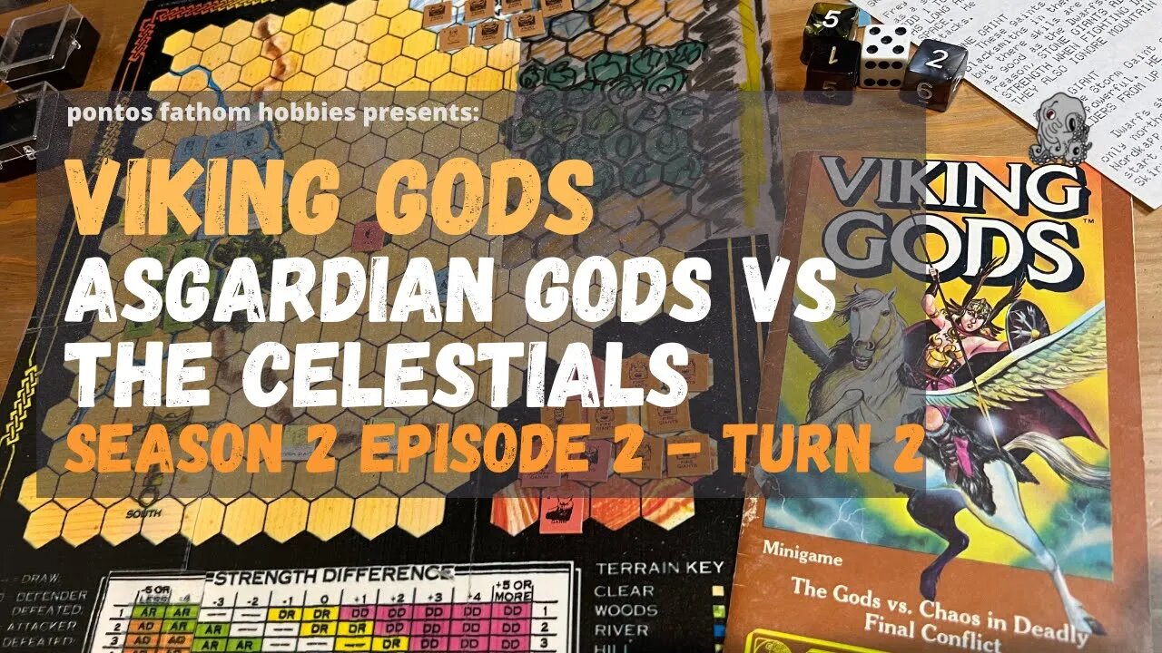 Viking Gods from TSR Games S2E2- Season 2 Episode 2 - Asgardian Gods vs The Celestials - Turn 2