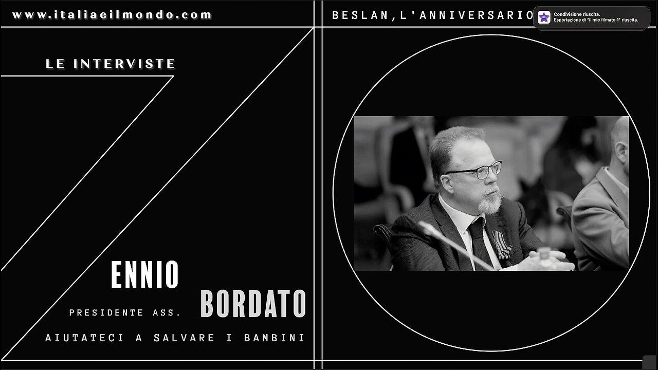 INTERVISTA ENNIO BORDATO RICORDANDO BESLAN 1a parte