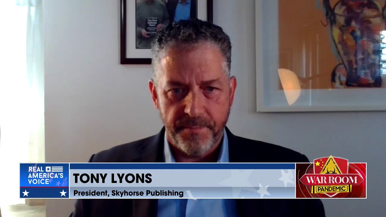 Tony Lyon’s On Fighting The Censorship Of Jones’s Book ‘The Great Reset: And the War for the World’