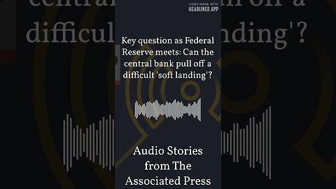 Key question as Federal Reserve meets: Can the central bank pull off a difficult 'soft landing'?...