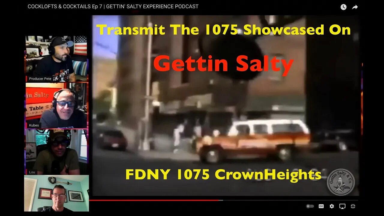 2🔥 GETTIN SALTY discusses "Somebody at the Windsor Marvin" FDNY Ride Along In Case You Missed It