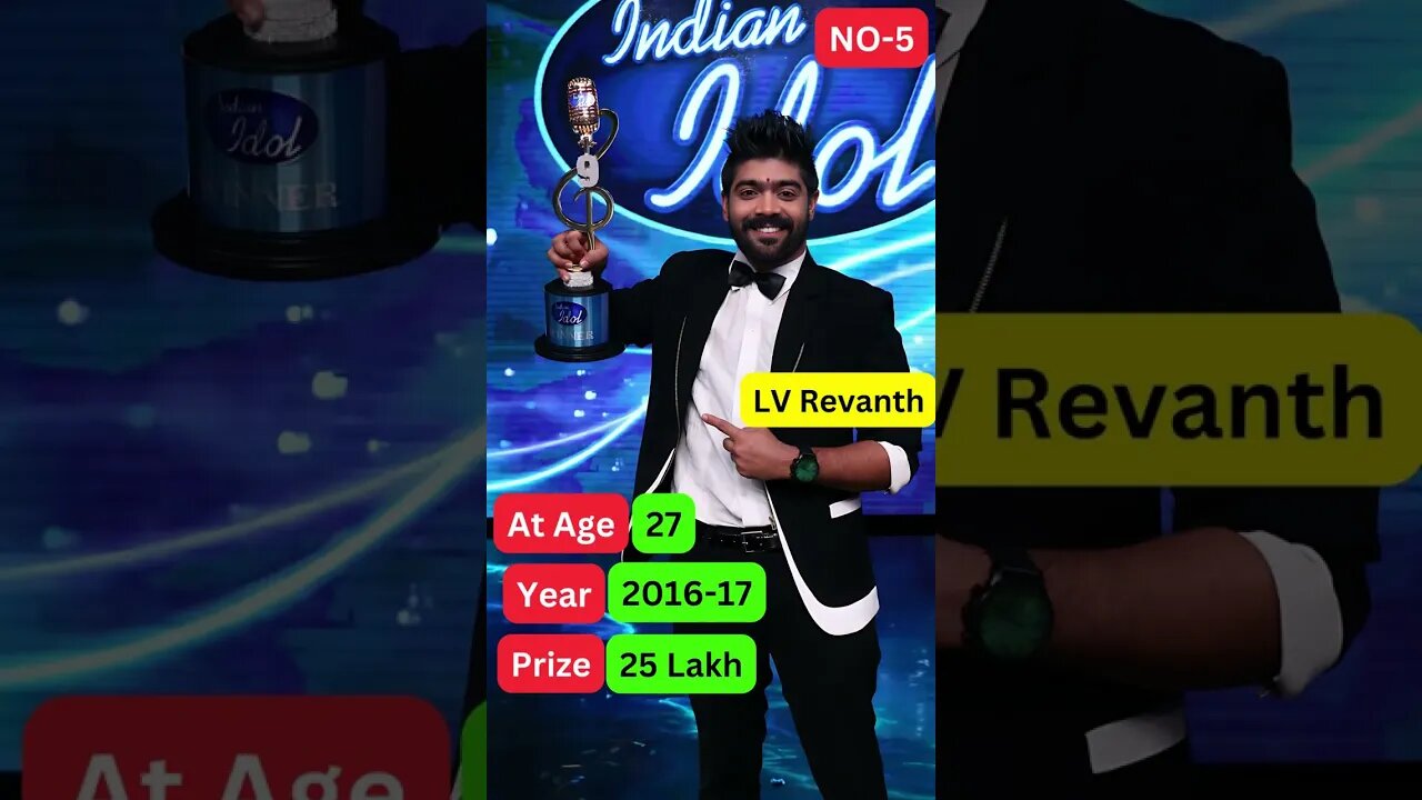 Top 5 Indian Idol Winners #winner #indianidol13 #rishisingh #shorts #sonytv #sonyliv