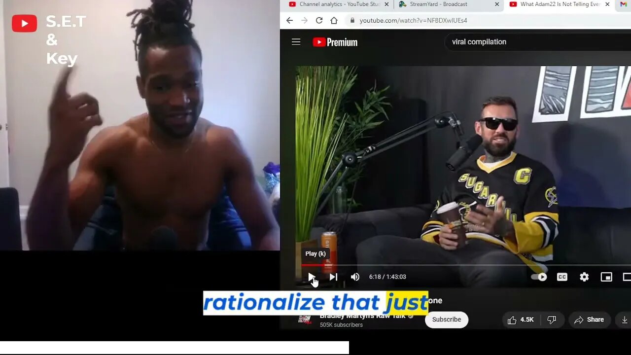 Is adam22 being unfair with his daughter future? #reactionvideo #comedy