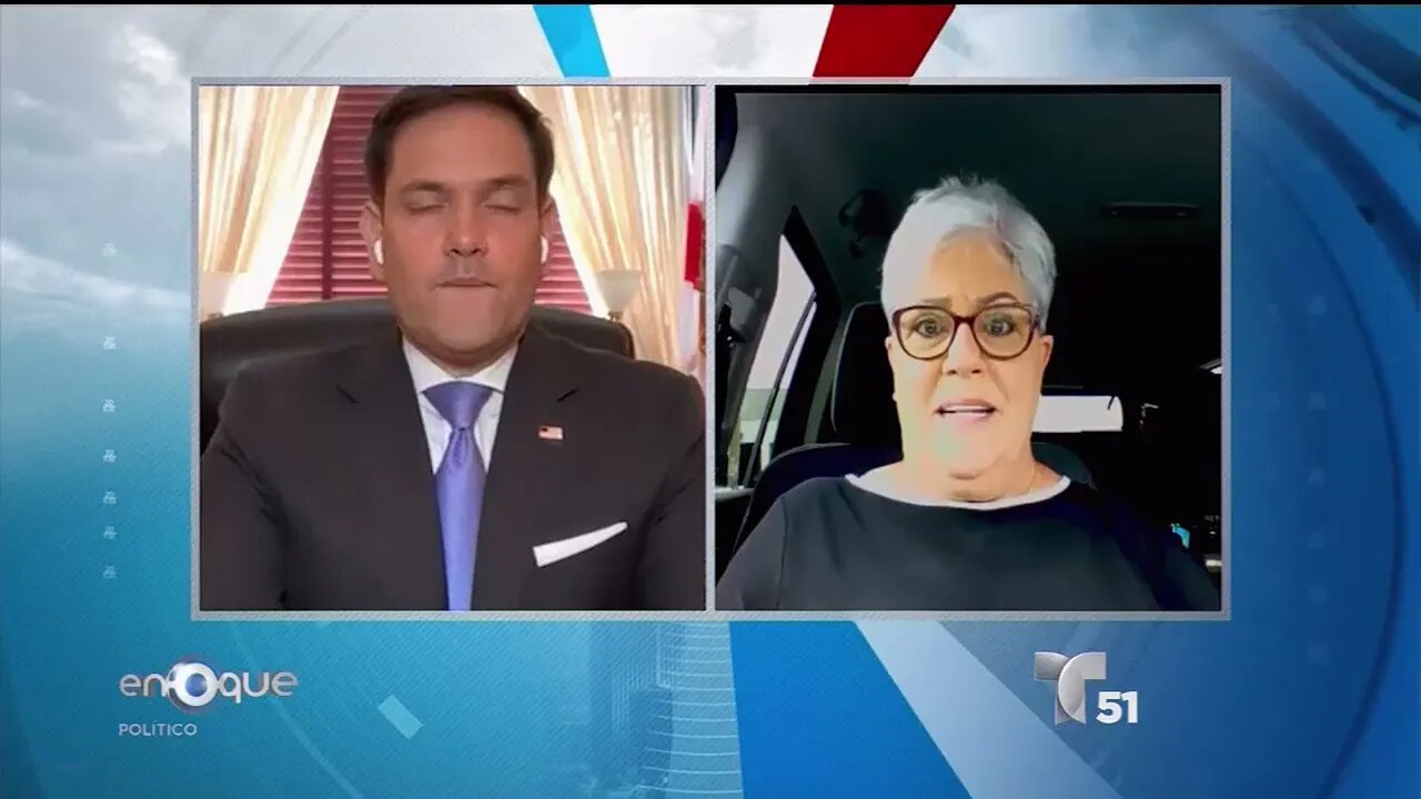 Rubio Habla con Marilys Llanos de Enfoque Político Sobre Diversos Temas de Actualidad