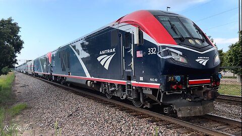 70+ MPH Amtrak 8 Empire Builder through Elk River, MN - Staples Sub