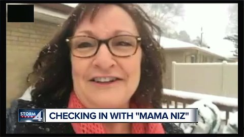 She's back! Mama Niz joins Live at Daybreak for Wisconsin's first snowfall