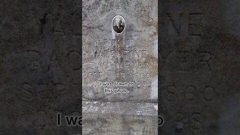 Hard to read the writing. I was focused on the photo #photo #picture #grave #headstone #memorial